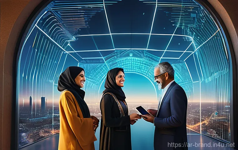 브랜드 커뮤니케이션에서 디지털 전환의 중요성 - Image Prompt 1: Digital Trust and Authentic Connection**