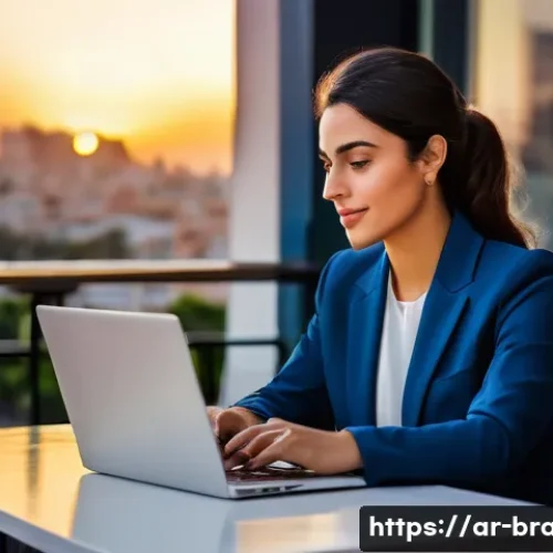 브랜드 커뮤니케이션 직무와 프리랜서로의 전환 - **Prompt 1: Digital Nomad in the Arab World**
    "A stylish, professional Arab woman in her late 20...